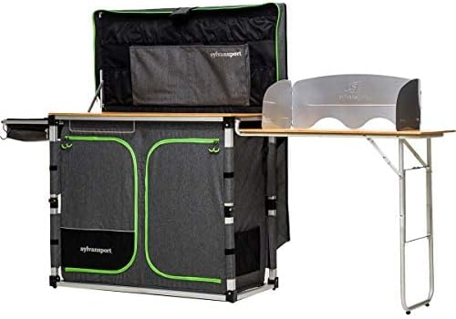 Outdoor camping kitchen system, convenient for cooking, cleaning, preparing camping meals, luxurious camping and essential camping items, large-sized "table magic" series
