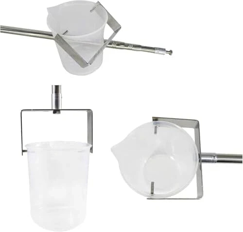Water Quality Sampler Device Environmental Water Sampler Water Sampling Pole,Telescopic Rod Water Quality Sampler 1000ml Water Sampling Bucket Vertical Swing Sampler Retractable Water Sampli