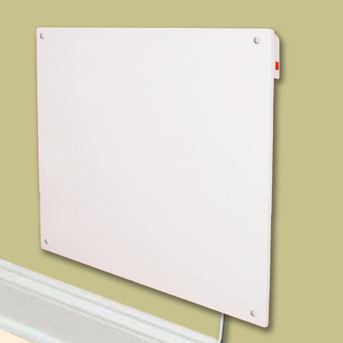 Ceramic Electric Wall-Mounted Heater, 250W, White