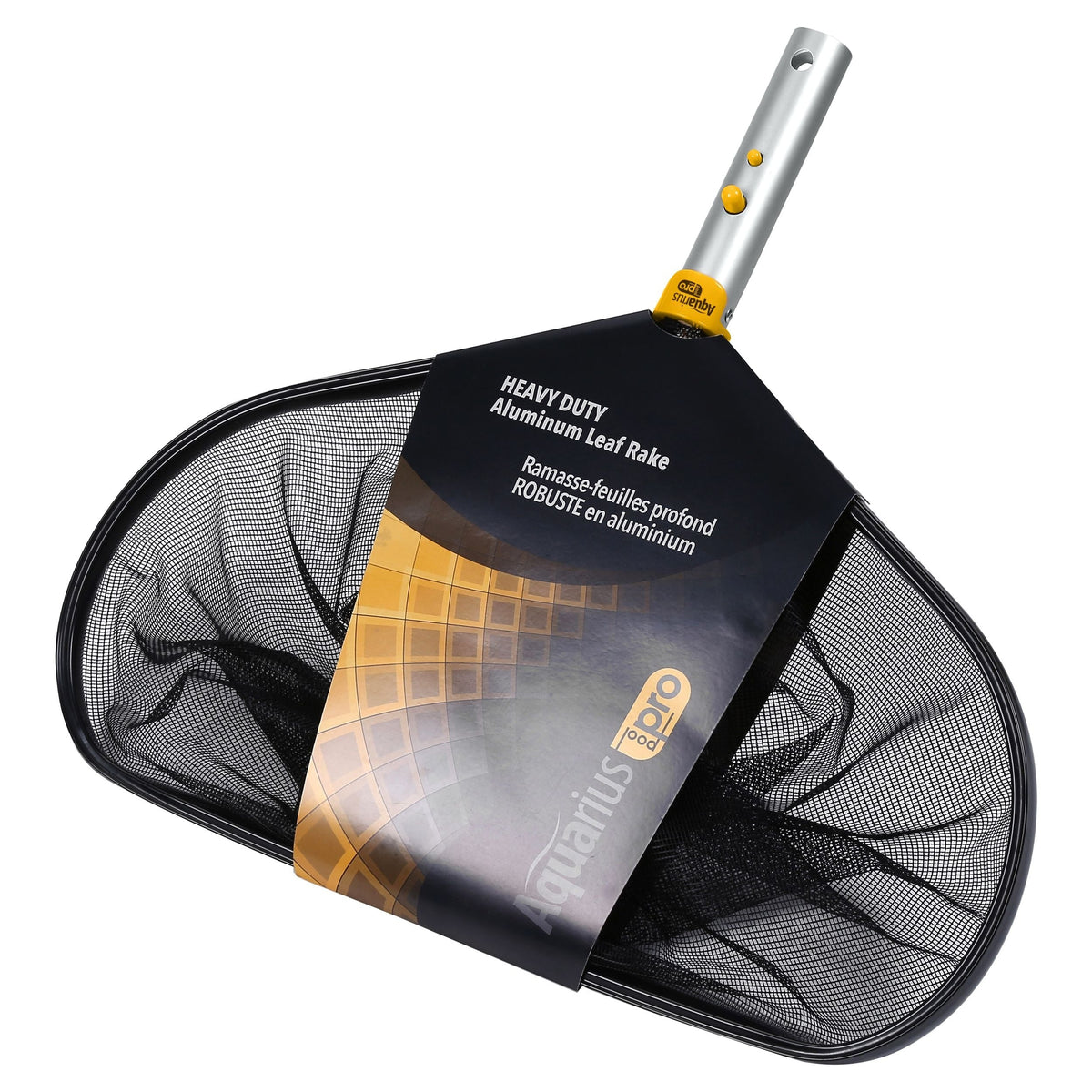 Aquarius Deluxe Aluminum Swimming Pool Leaf Rake with Aluminum Handle