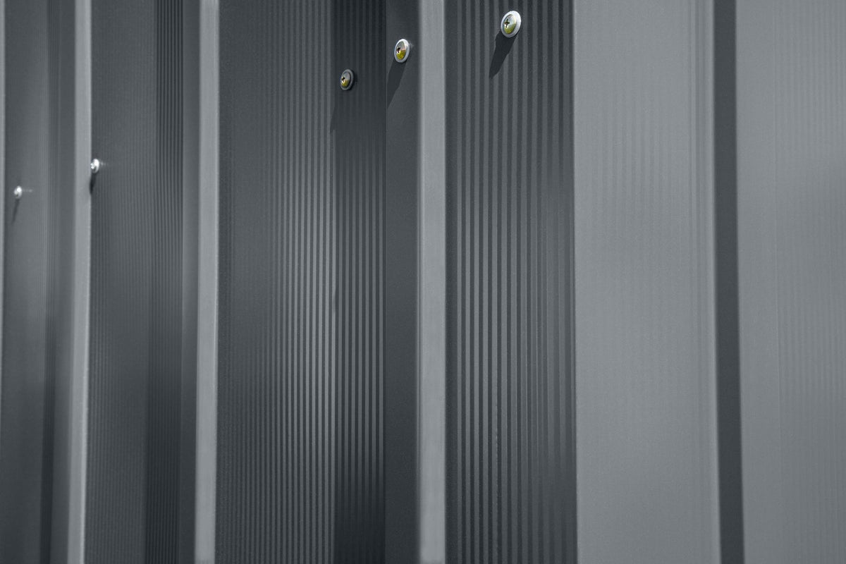 Arrow Classic 12x17-ft Charcoal Corrosion-Resistant Metal Shed