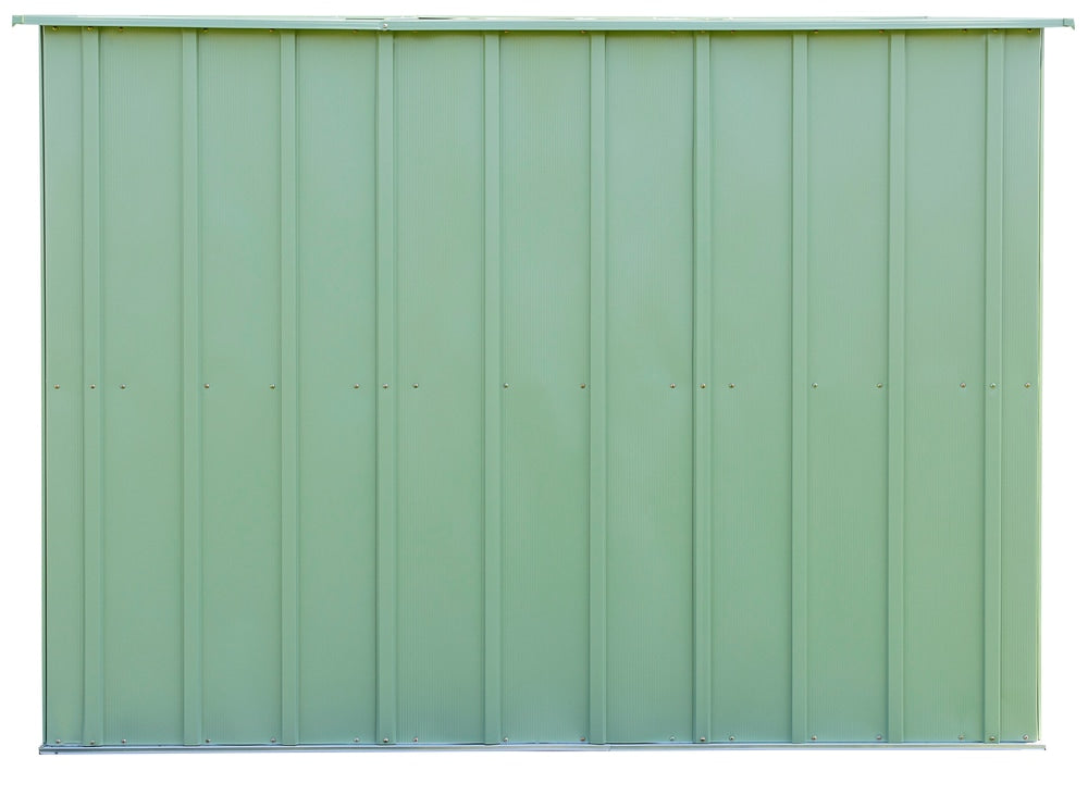 Arrow Classic Galvanized Steel Storage Shed, Sage Green, 10-ft x 8-ft