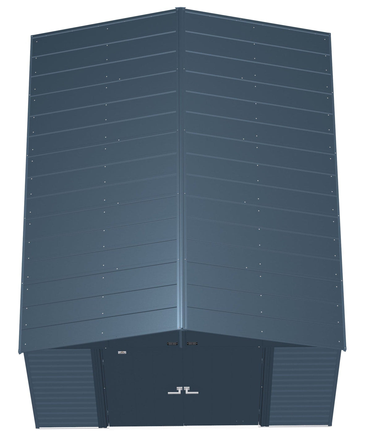 Arrow Select Galvanized Steel Storage Shed, Blue Grey, 10-ft x 12-ft