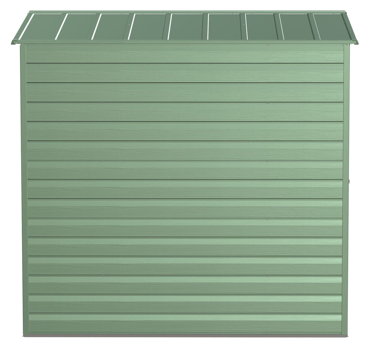 Arrow Select Galvanized Steel Storage Shed, Sage Green, 6-ft x 7-ft