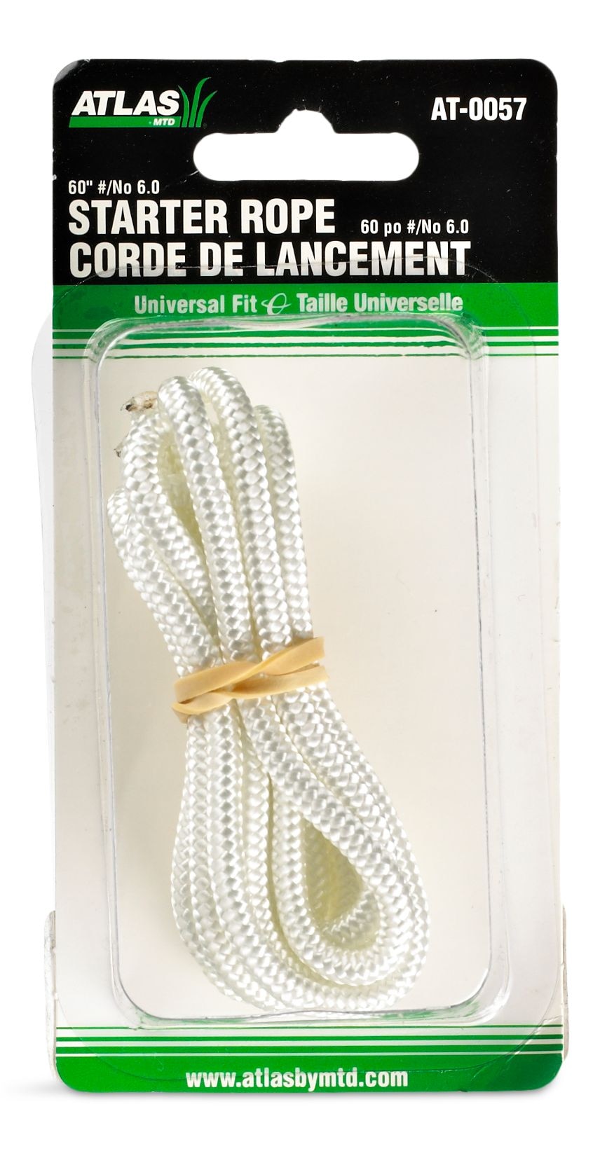 Atlas Lawn Mower Replacement Starter Cord/Rope, 60-in x 1/4-in Nylon