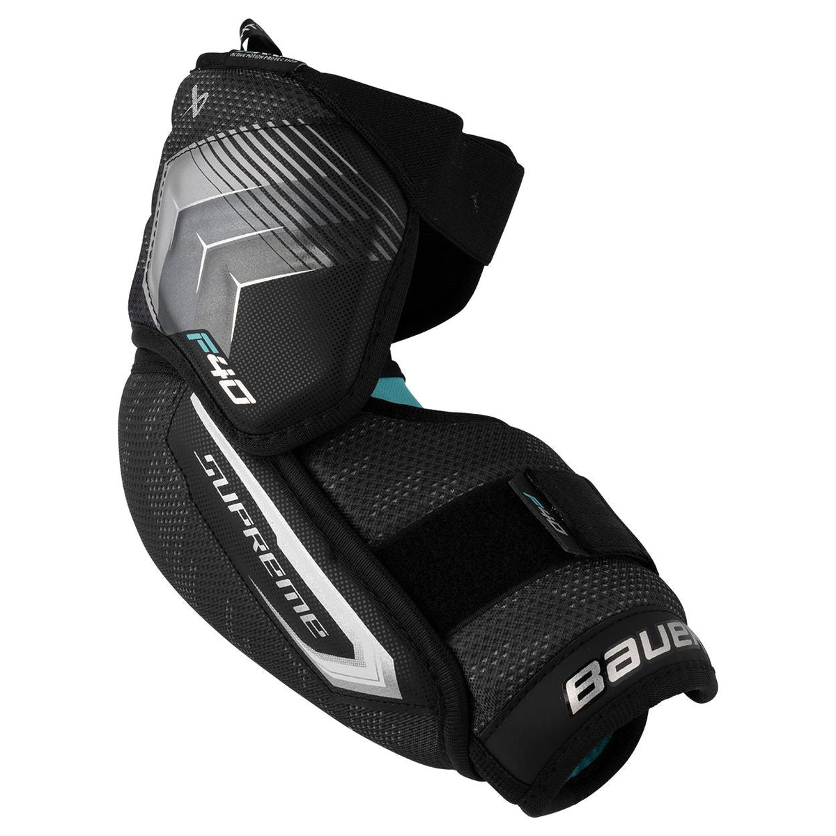 Supreme F40 Hockey Elbow Pads, Senior, Black, Assorted Sizes