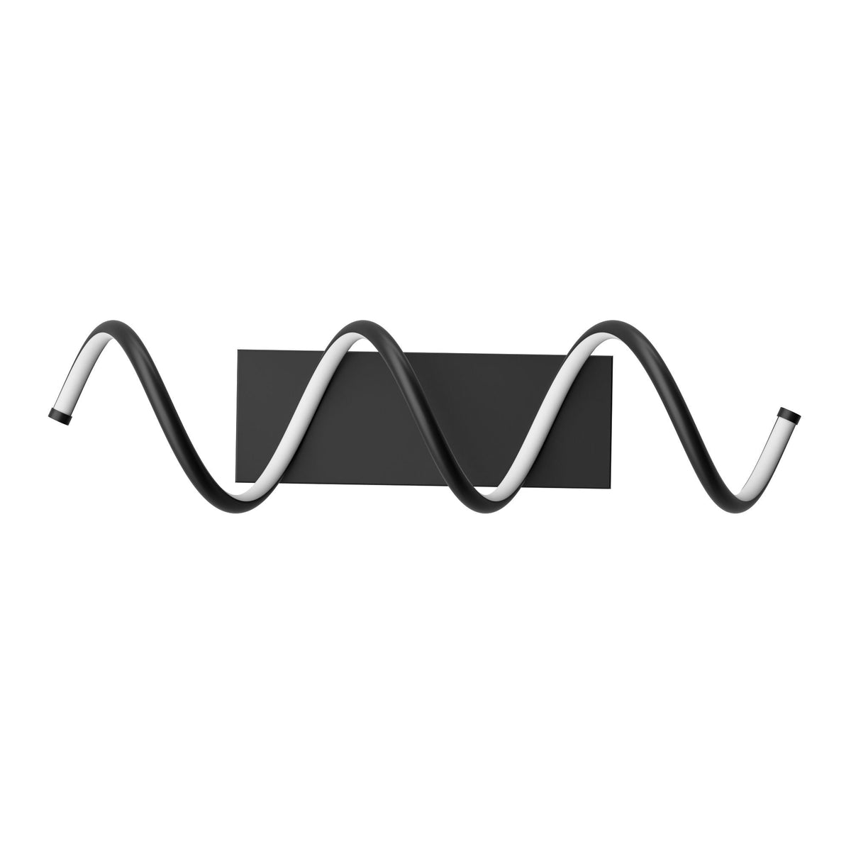Dante 16W/3000K Matte Black Integrated LED Wall Lamp Vanity Light