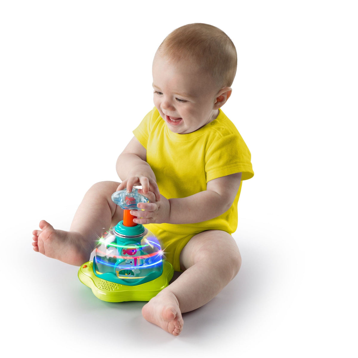 Press and Glow Spinner Toy