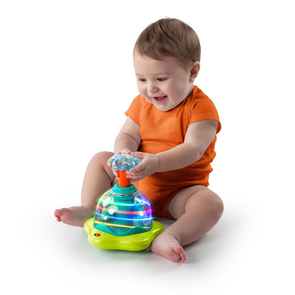 Press and Glow Spinner Toy