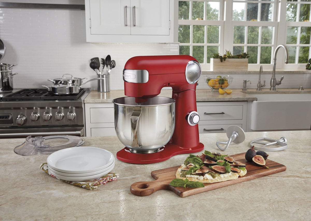 Precision Master Tilt-Head Stand Mixer with 12 Speeds, Red, 5.5qt