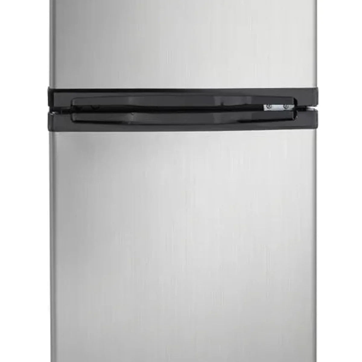 Danby Designer 3.1 cu. ft. Dual Door Compact Fridge with Freezer in Stainless-steel Look