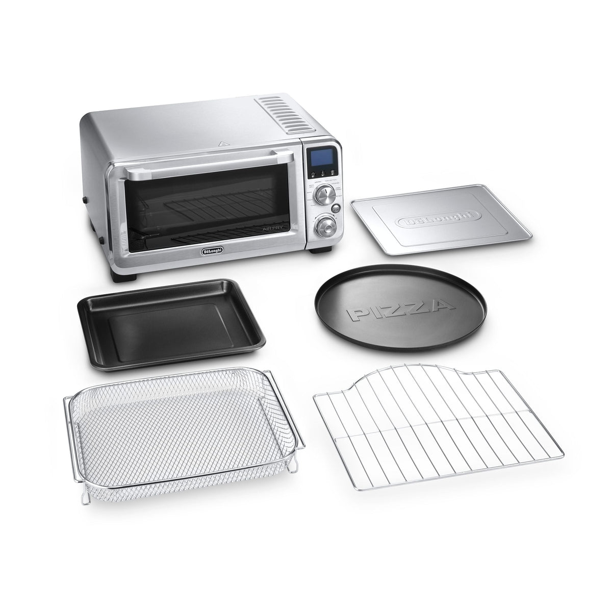 Livenza Compact Countertop Convention Air Fryer Toaster Oven with 9 Pre-Set Functions