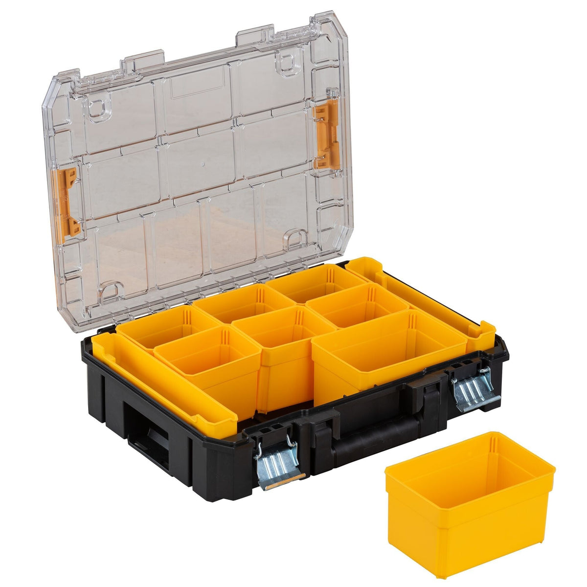Stackable Organizer with Clear Lid, 44-lb