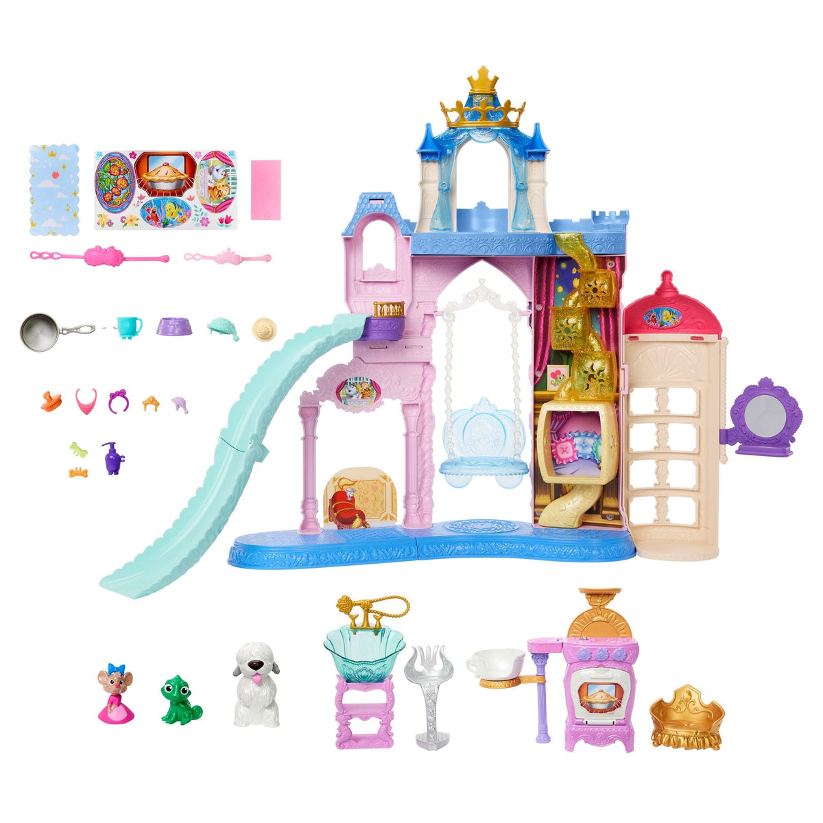 Princess Pet Palace Playset with 3 Animal Figures
