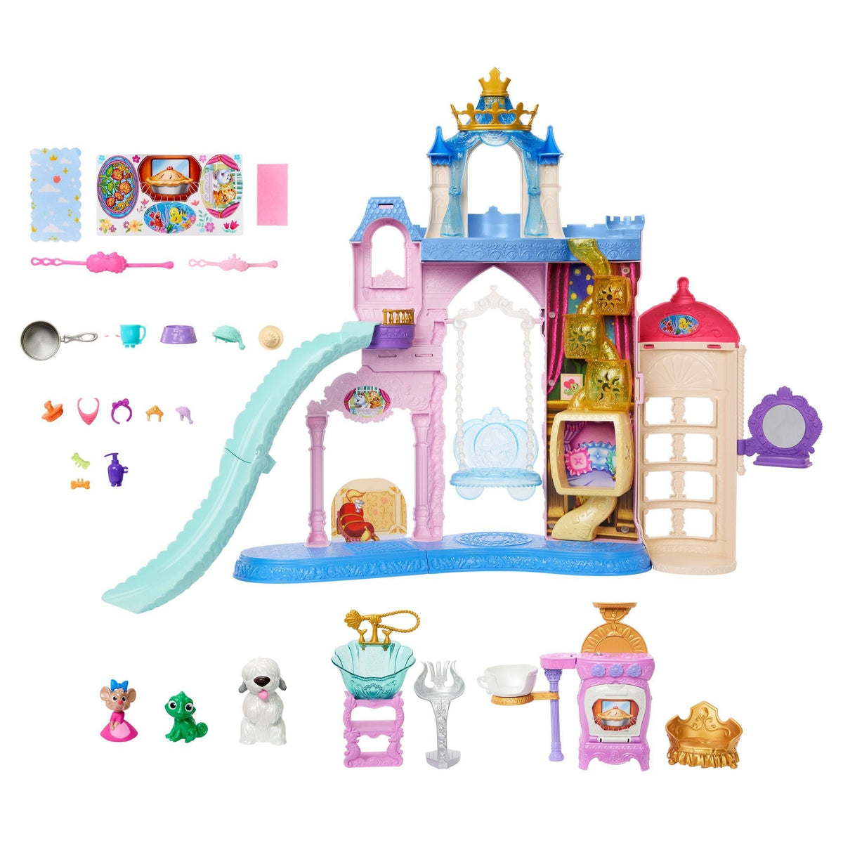 Princess Pet Palace Playset with 3 Animal Figures