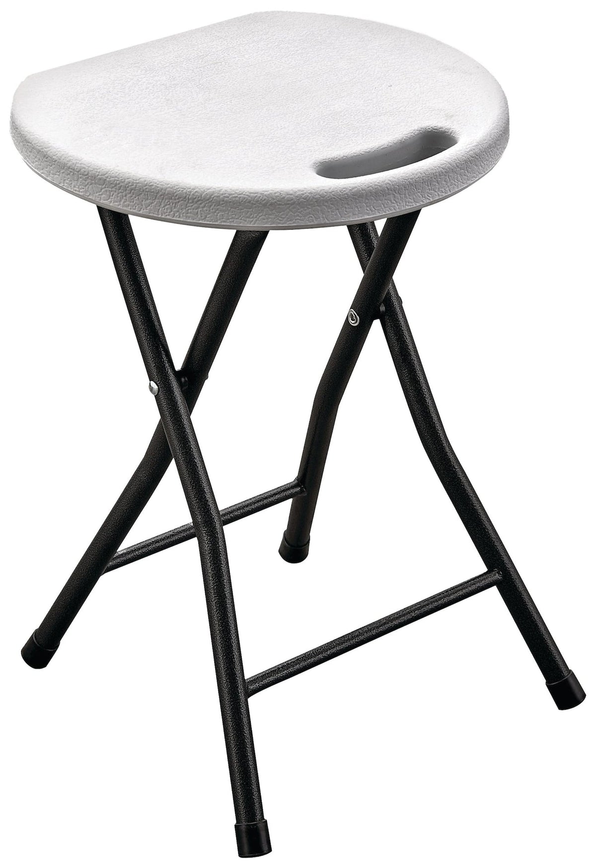 Folding Portable Stool, Lightweight, Steel Frame
