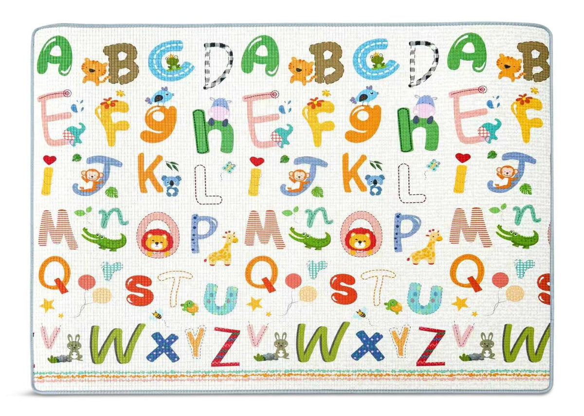 Foldable Double-Sided Play Mat for Kids, 59 x 71-in