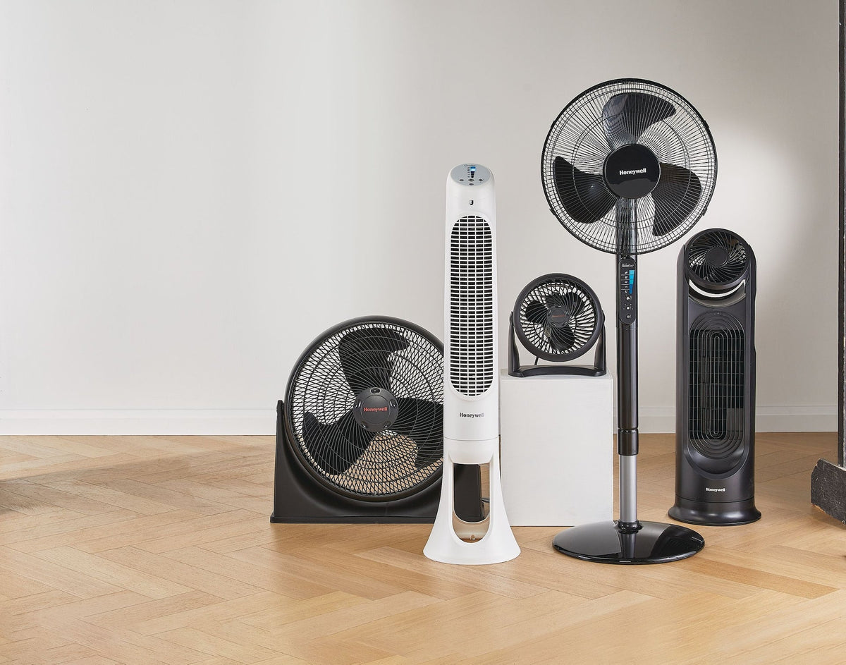 TurboForce Tilt-Head Portable Air Circulator Table/Desk Fan, 3-Speed, Black, 7-in