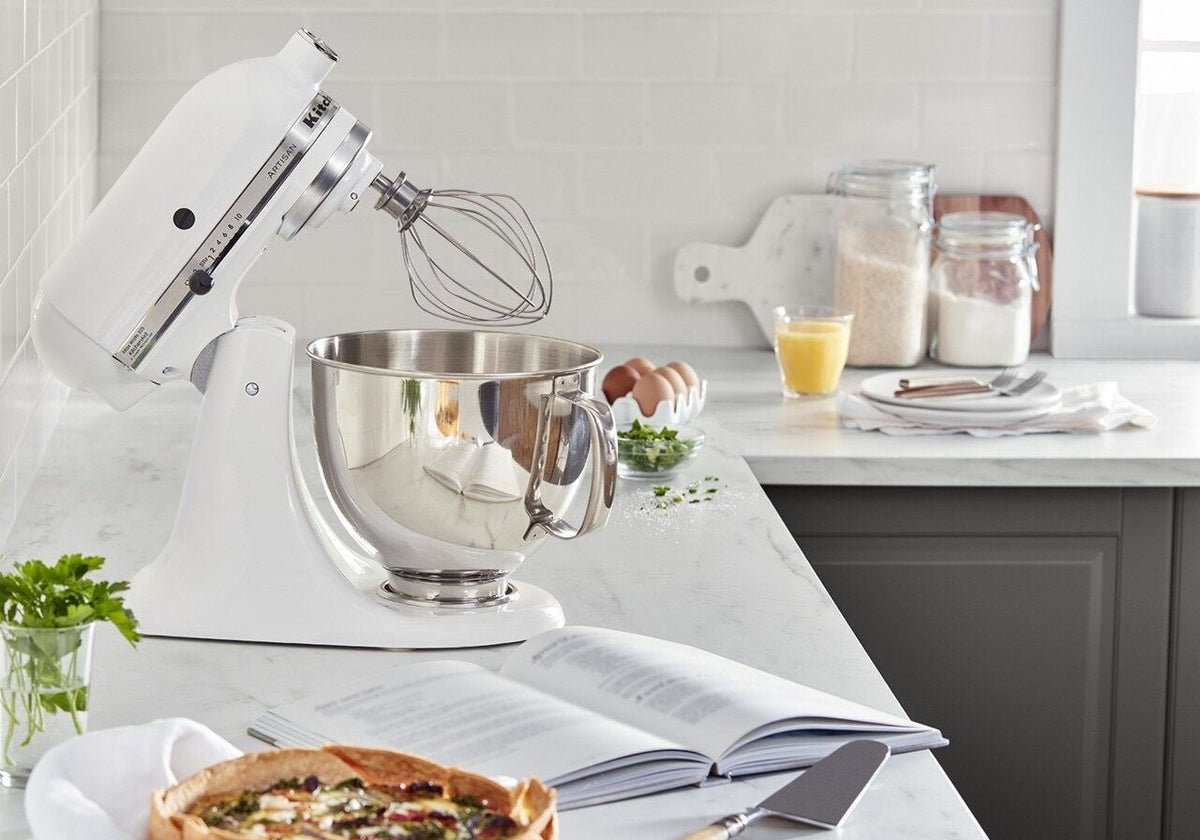 Artisan Series 5-Quart Tilt-Head Stand Mixer, White