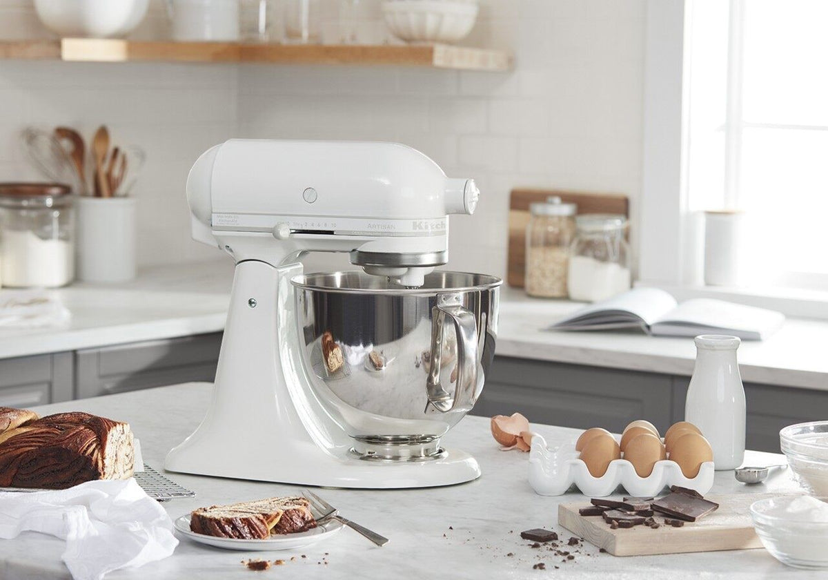 Artisan Series 5-Quart Tilt-Head Stand Mixer, White