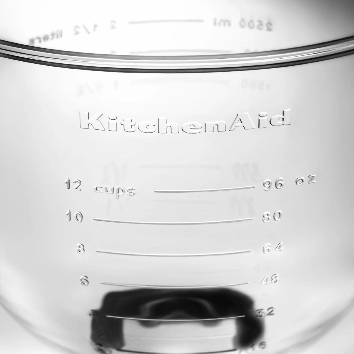 Artisan Tilt-Head Stand Mixer Bowl with Measurement Markings & Lid, 5qt