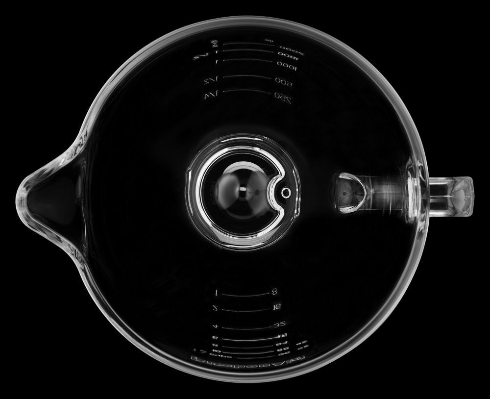 Artisan Tilt-Head Stand Mixer Bowl with Measurement Markings & Lid, 5qt