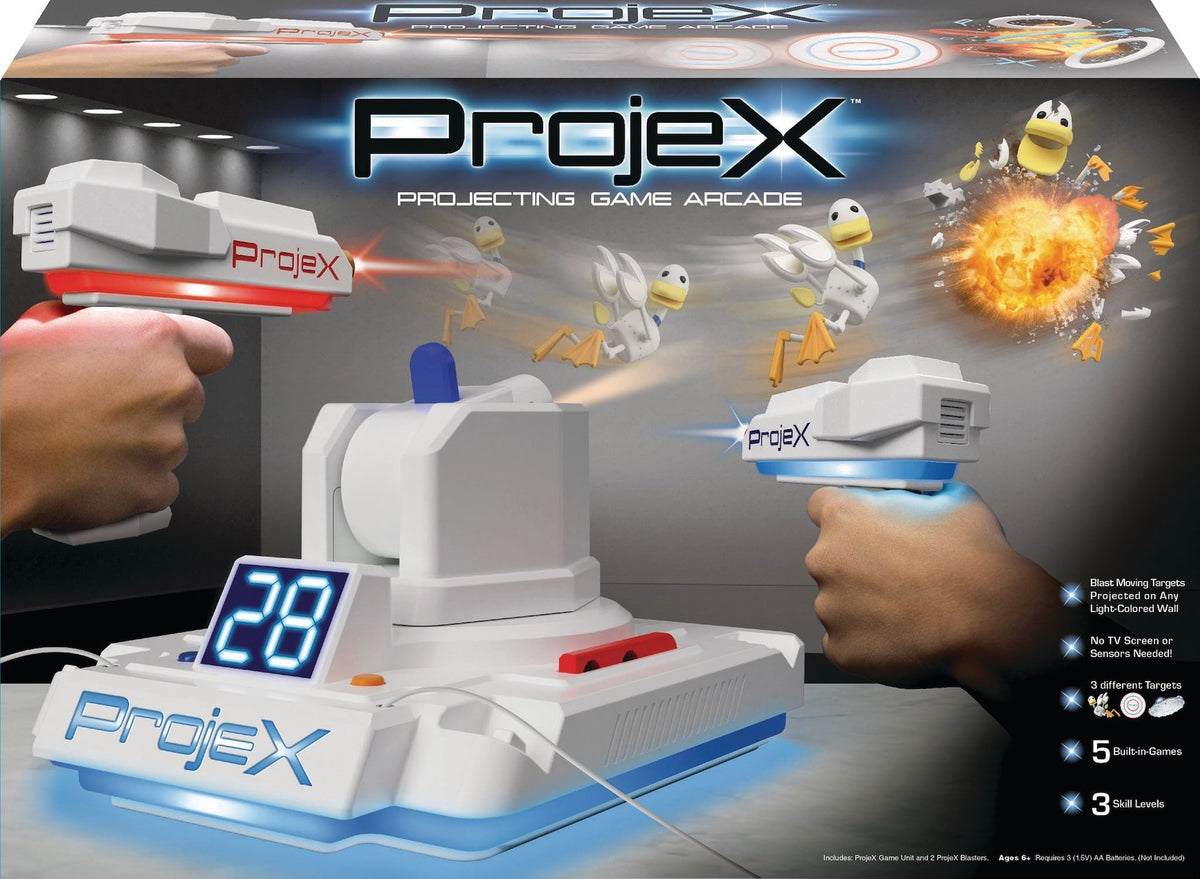 Laser X ProjeX Image Projecting Home Arcade Game, 2 Players, Age 6+