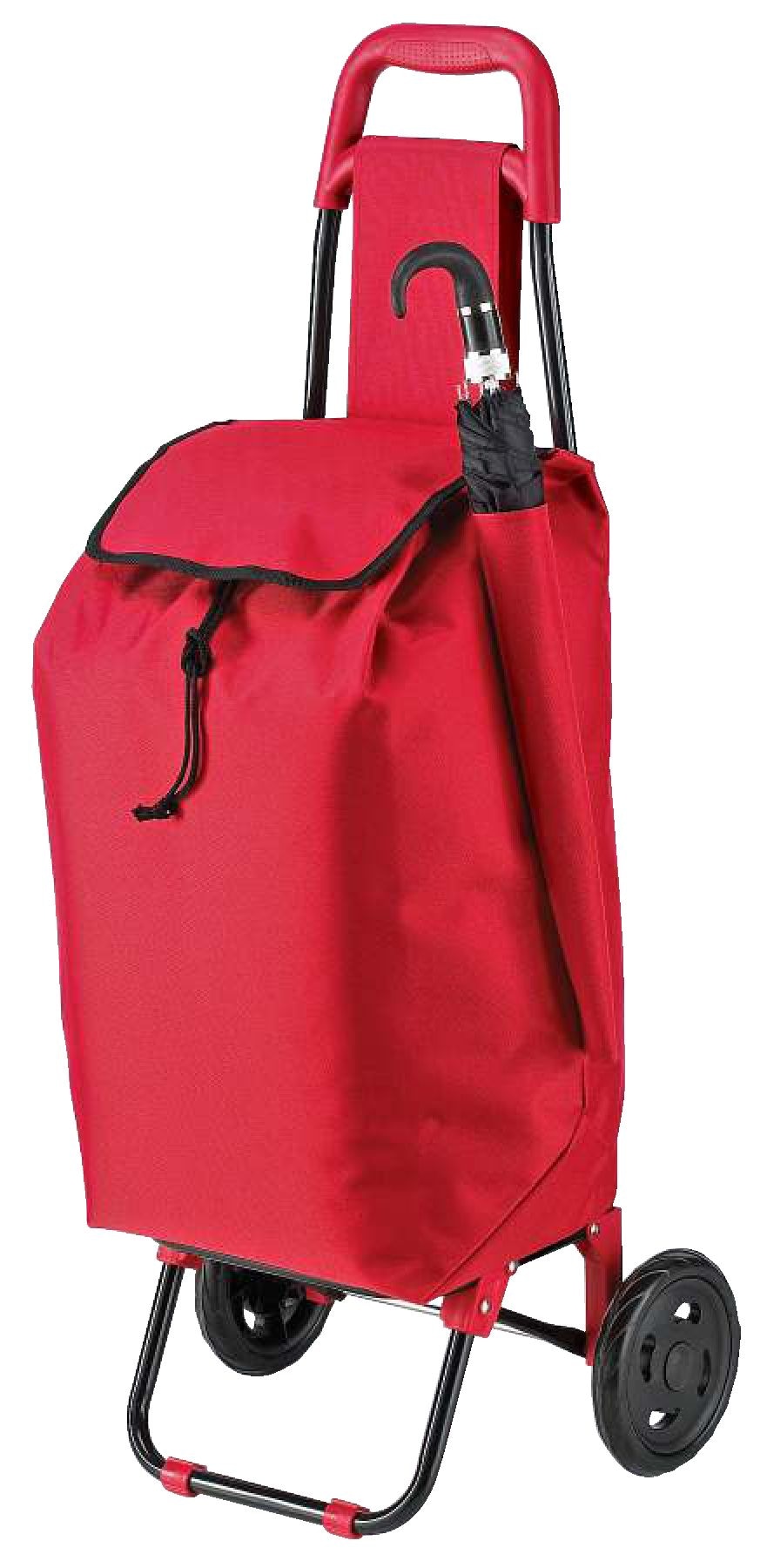Soft-Sided Folding Shopping Cart, Large, 44-L