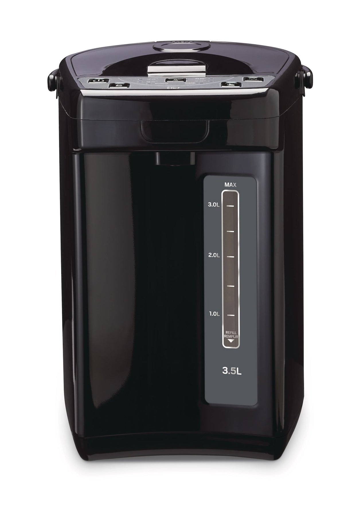 Electric Hot Water Boiler, Warmer & Dispenser with Handle, Black, 3.5-L
