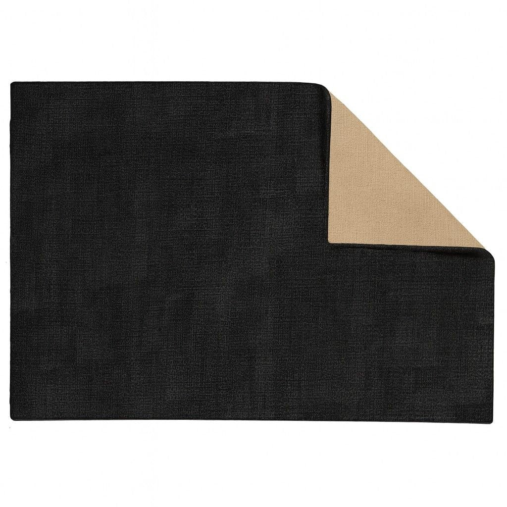 Faux Leather Reversible Placemats, Multi-Coloured, 12-in x 18-in, 4-pk