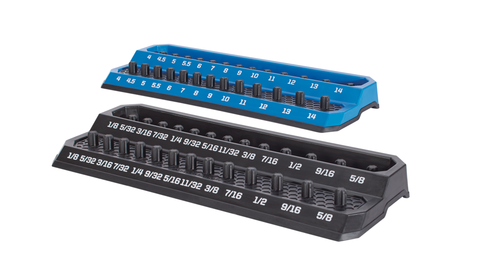 1/4-in Drive Socket Tray Organizer/Holder, 2-pk