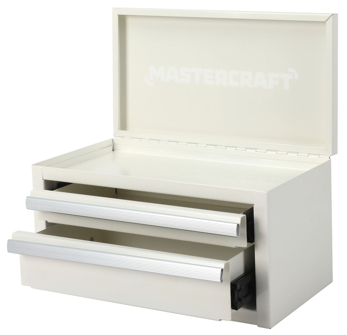 Mini Toolbox with 2 Drawers, New White