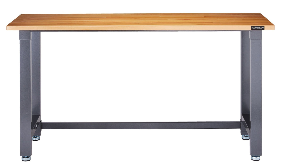 Wooden Top Work Bench, 72 x 24 x 37.5-in