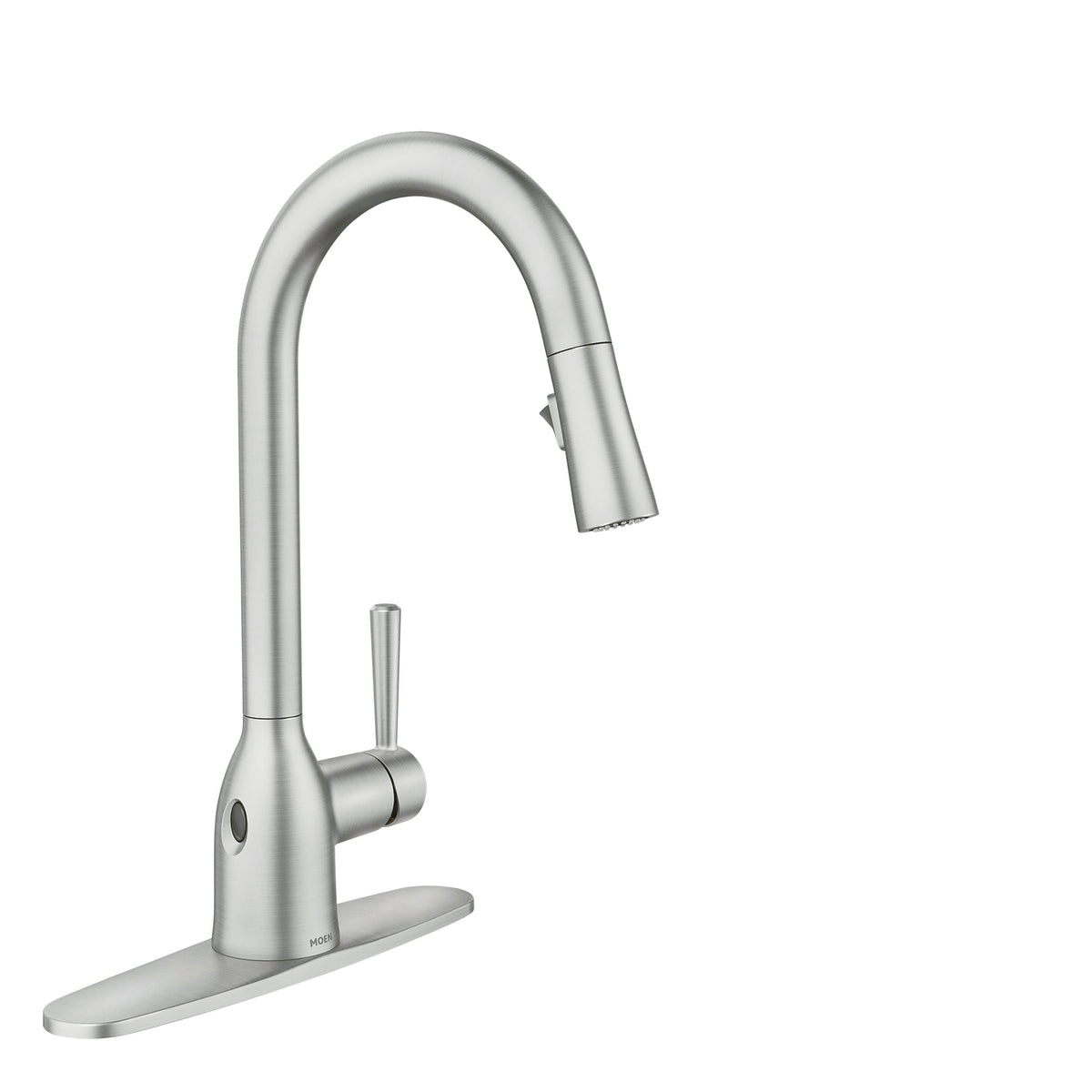Adler Single Handle Kitchen Faucet with, Spot-resistant Stainless