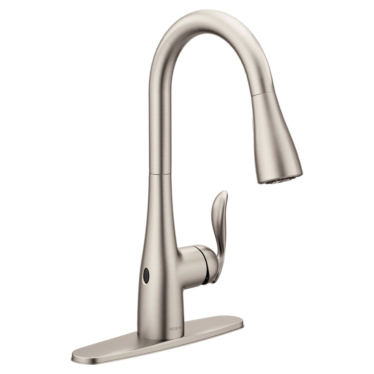 Arbor Single Handle Touchless Pull Down Spot-Resist Sprayer Kitchen Faucet with & Power Clean, Stainless Steel