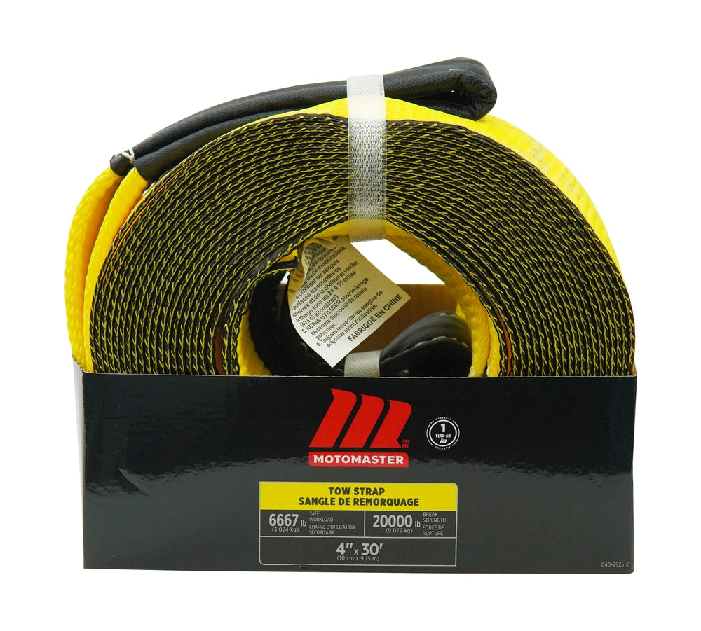 20,000-lb Tow Strap, 4-in x 30-ft