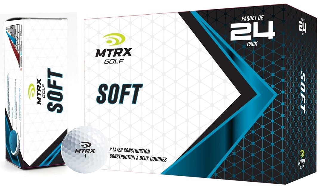 Soft Golf Balls, White, 24-pk