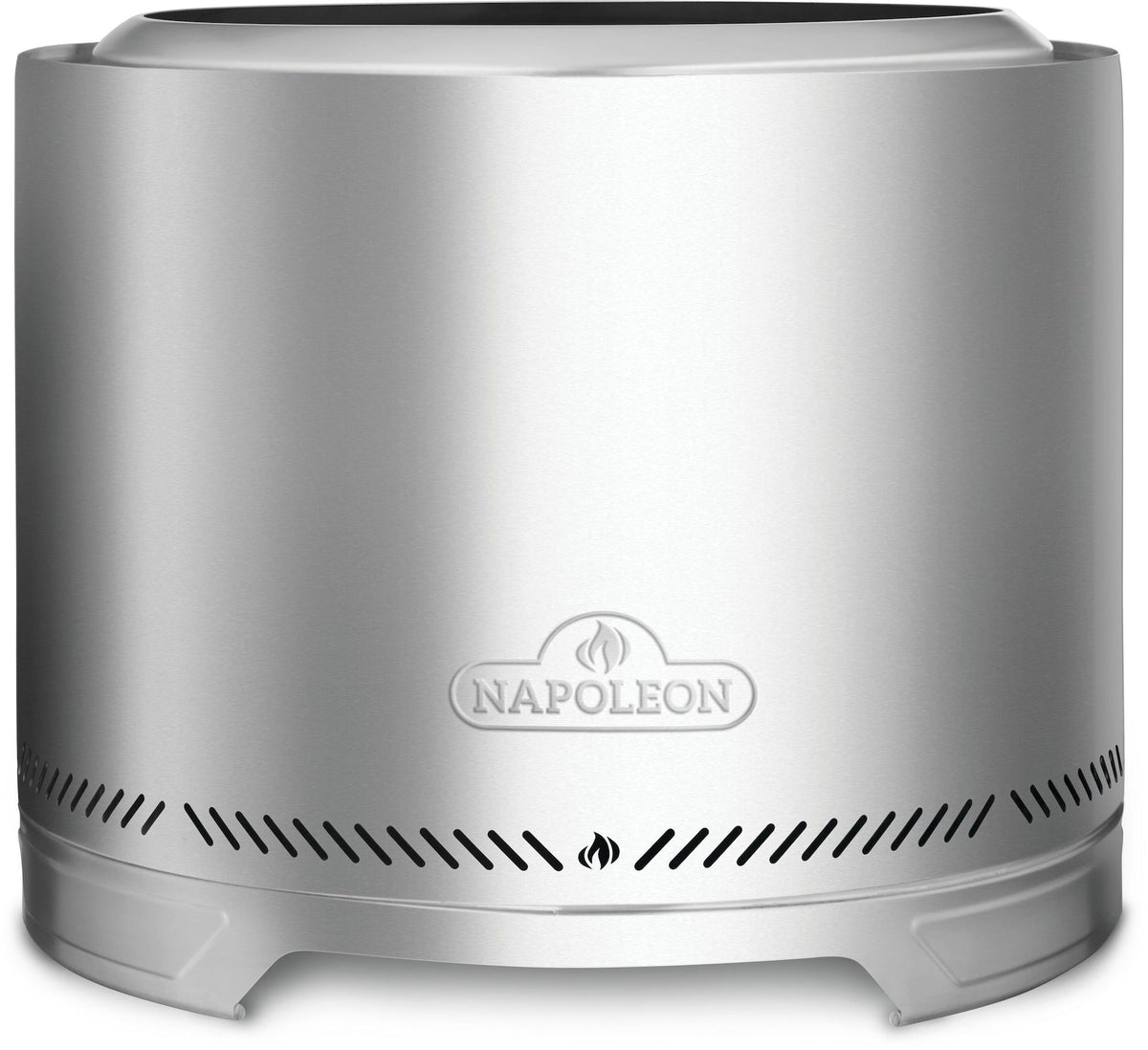 Timberwolf Outdoor Smokeless Multi-Fuel Fire Pit, Stainless Steel, 22-in