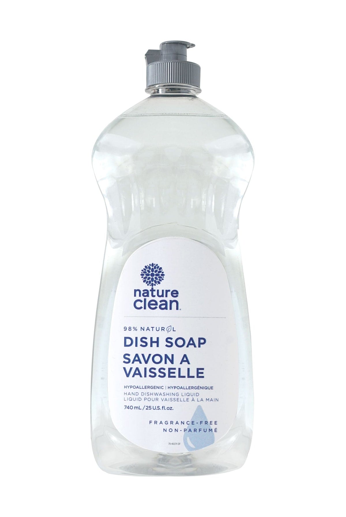 Liquid Dish Soap, Fragrance Free, 740-mL