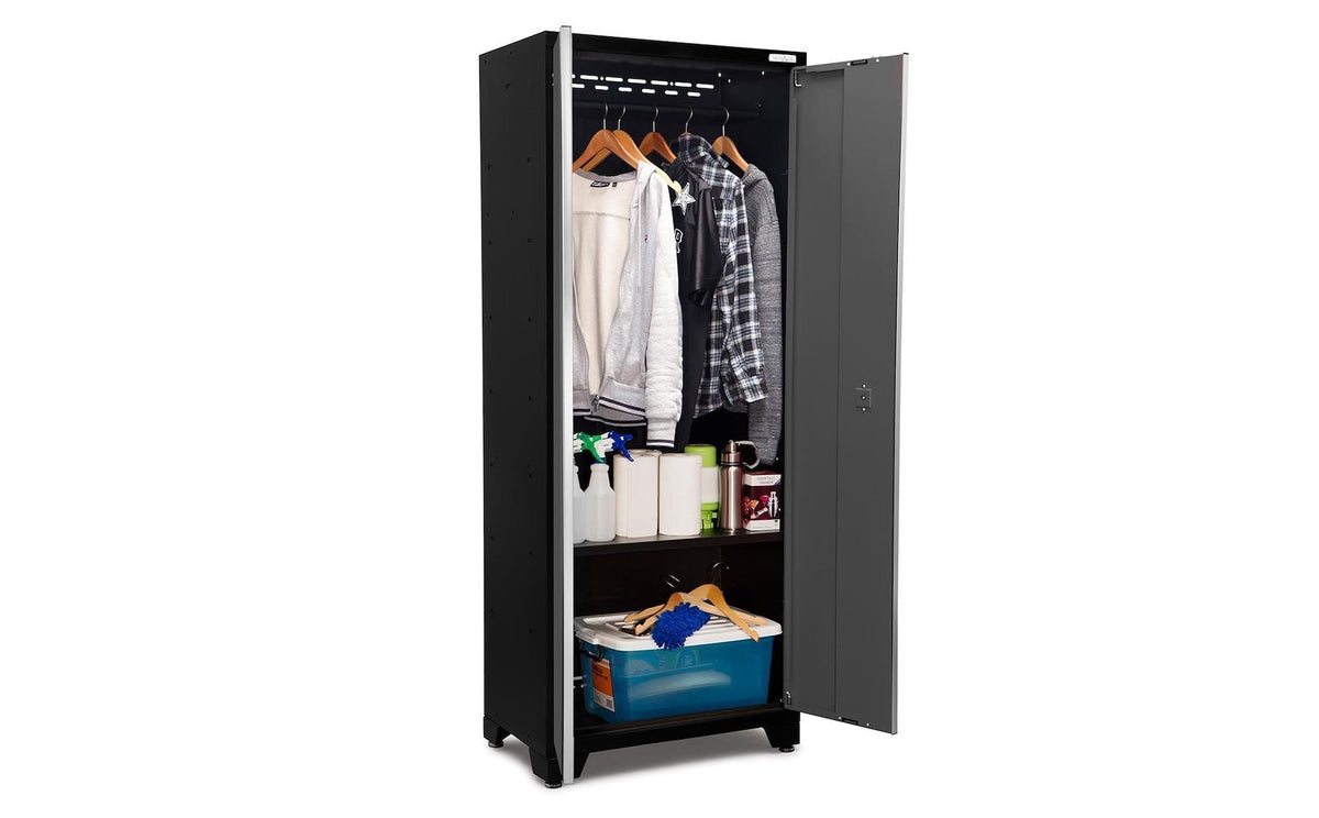 Bold 3.0 Series 24-Gauge Steel Multi-Use Locker, Fully-Welded, 800-lb Capacity, Black/Grey, 30-in