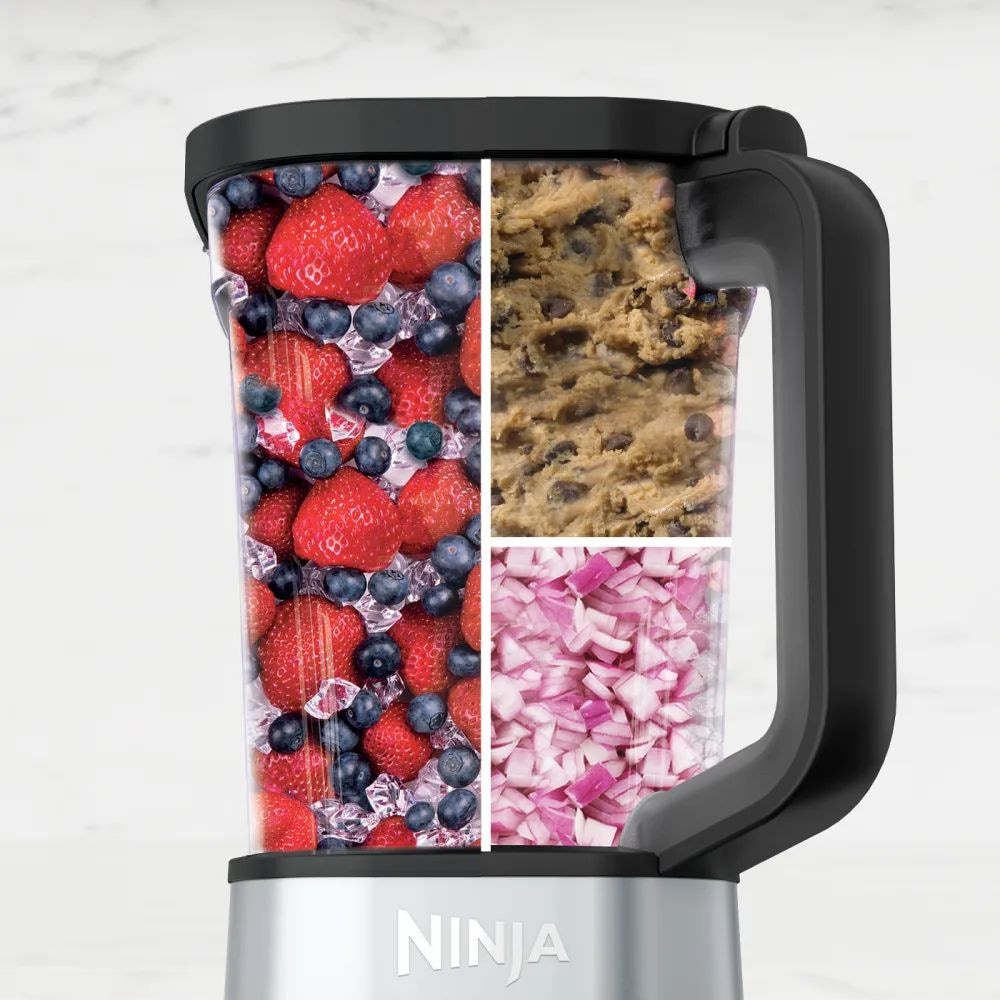 Ninja Power Blender & Processor System with Smoothie Bowl Maker & Nutrient Extractor, Silver, 1400W