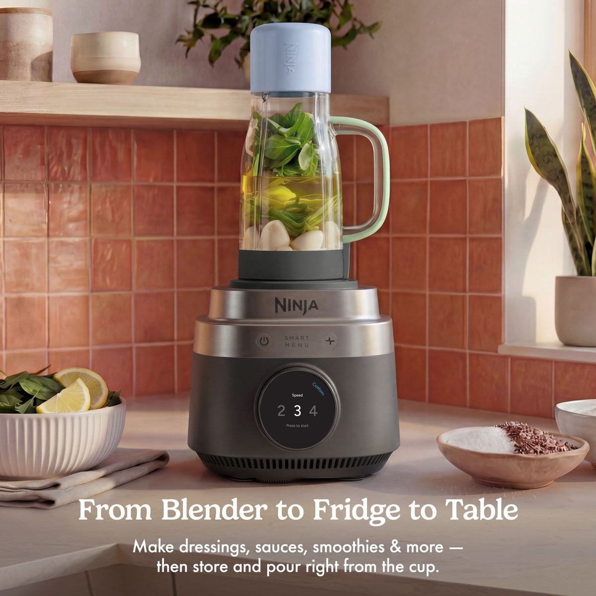 Ninja Luxe Adaptive Crushing Blender and Single-Serve System