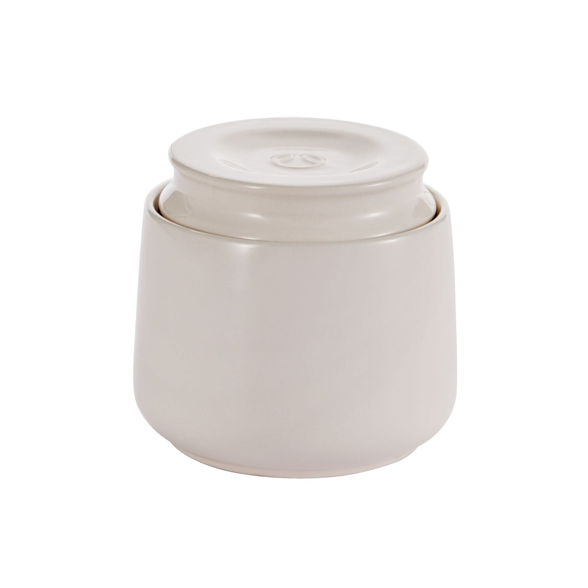 Professional Ceramic French Butter Keeper Dish, Dishwasher Safe, Holds One 1/4-lb Stick of Butter