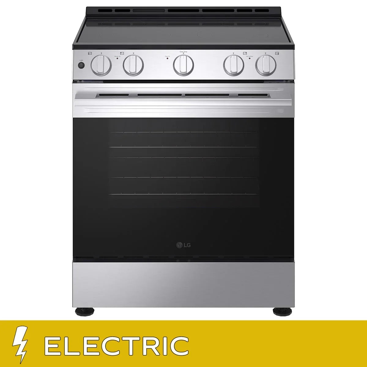 Samsung 80 Series 30 in. 6.3 cu ft. Stainless Steel Electric Slide-in Range with Air Fry and True Convection