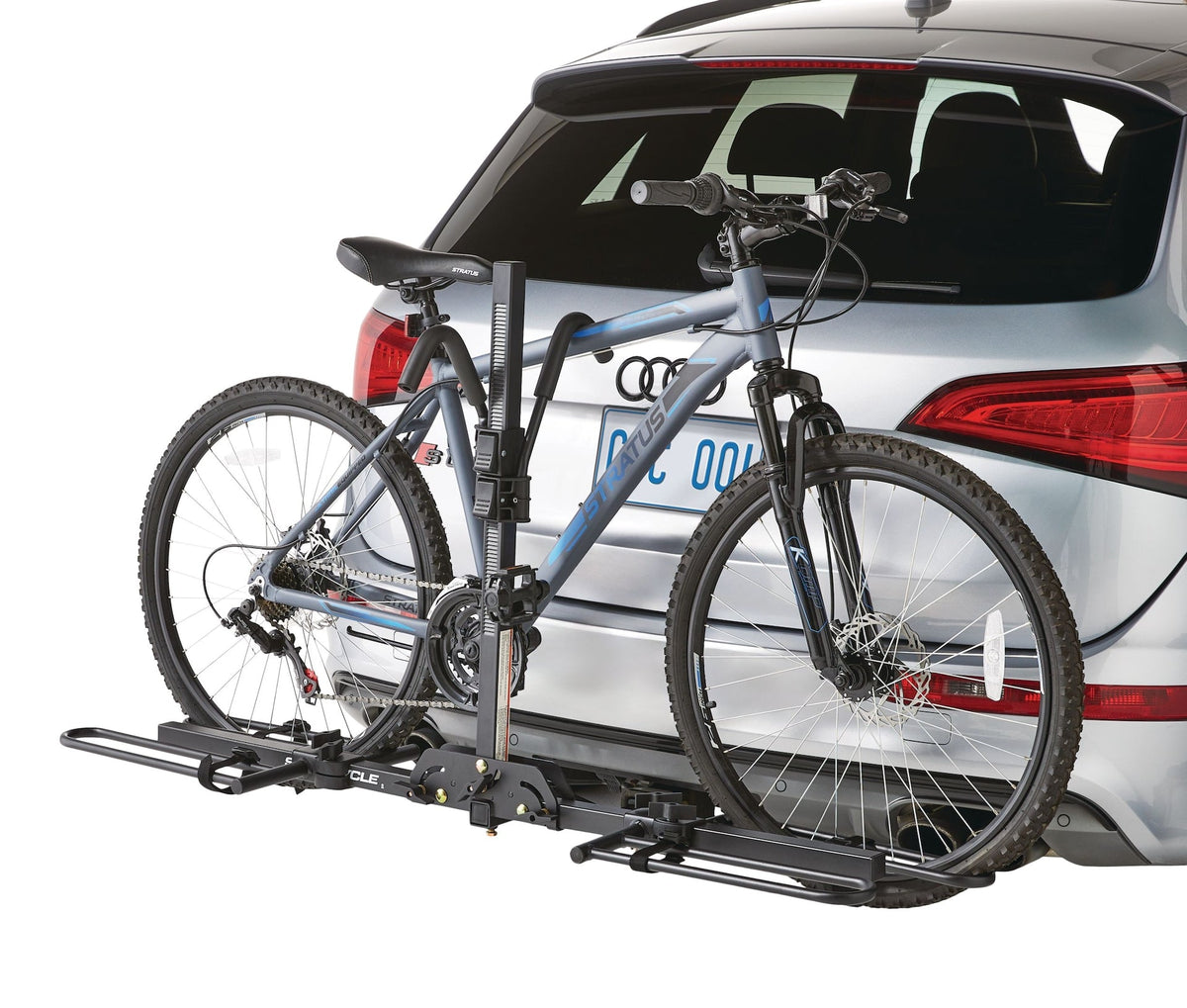 Hitch Mounted Platform Bike Carrier, 2-Bikes