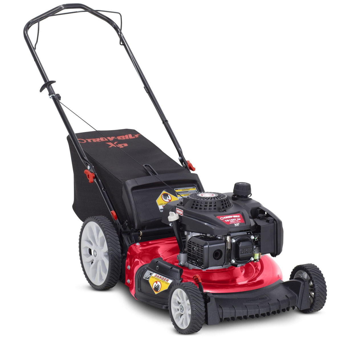 163cc Gas Commercial Push Lawn Mower, 21-in