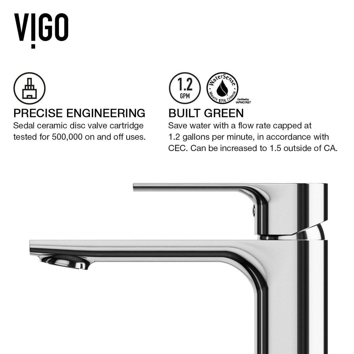 Norfolk Single Handle Vessel Single Hole Bathroom Sink Faucet, WaterSense Certified, Chrome