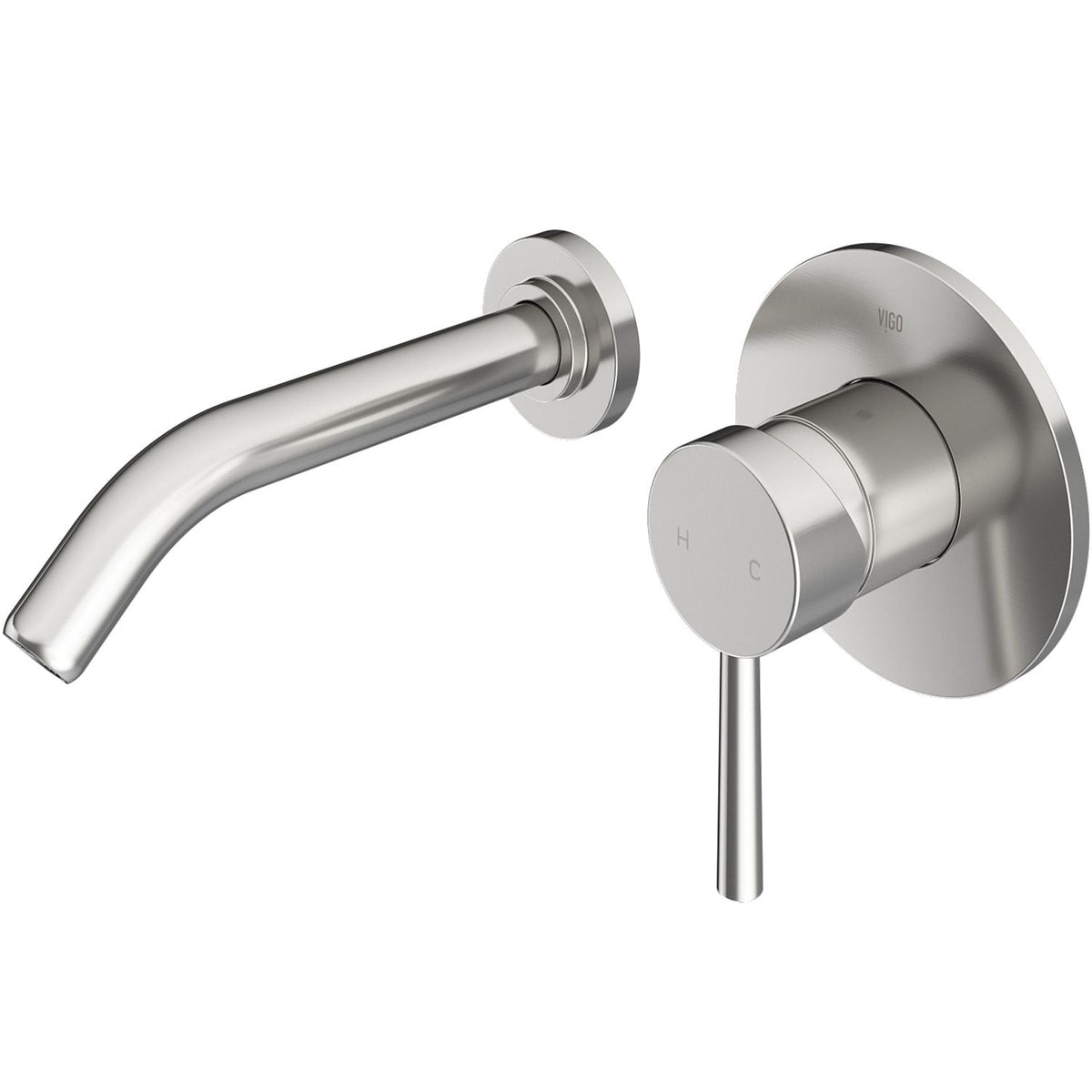 Olus Wall Mount Bathroom Faucet, WaterSense Certified, Brushed Nickel