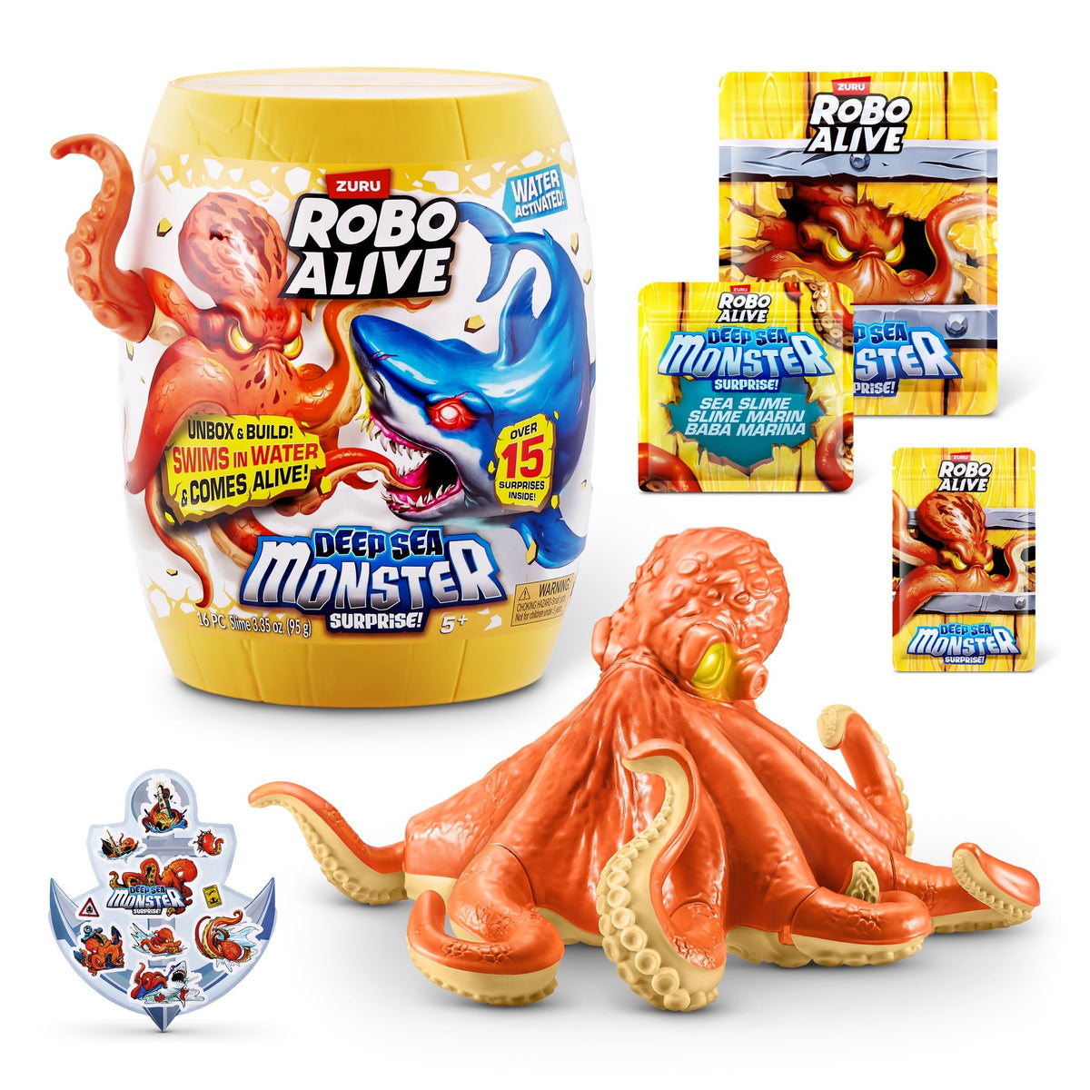 Deep Sea Monster Surprise Unboxing Playset Capsule for Ages 5+