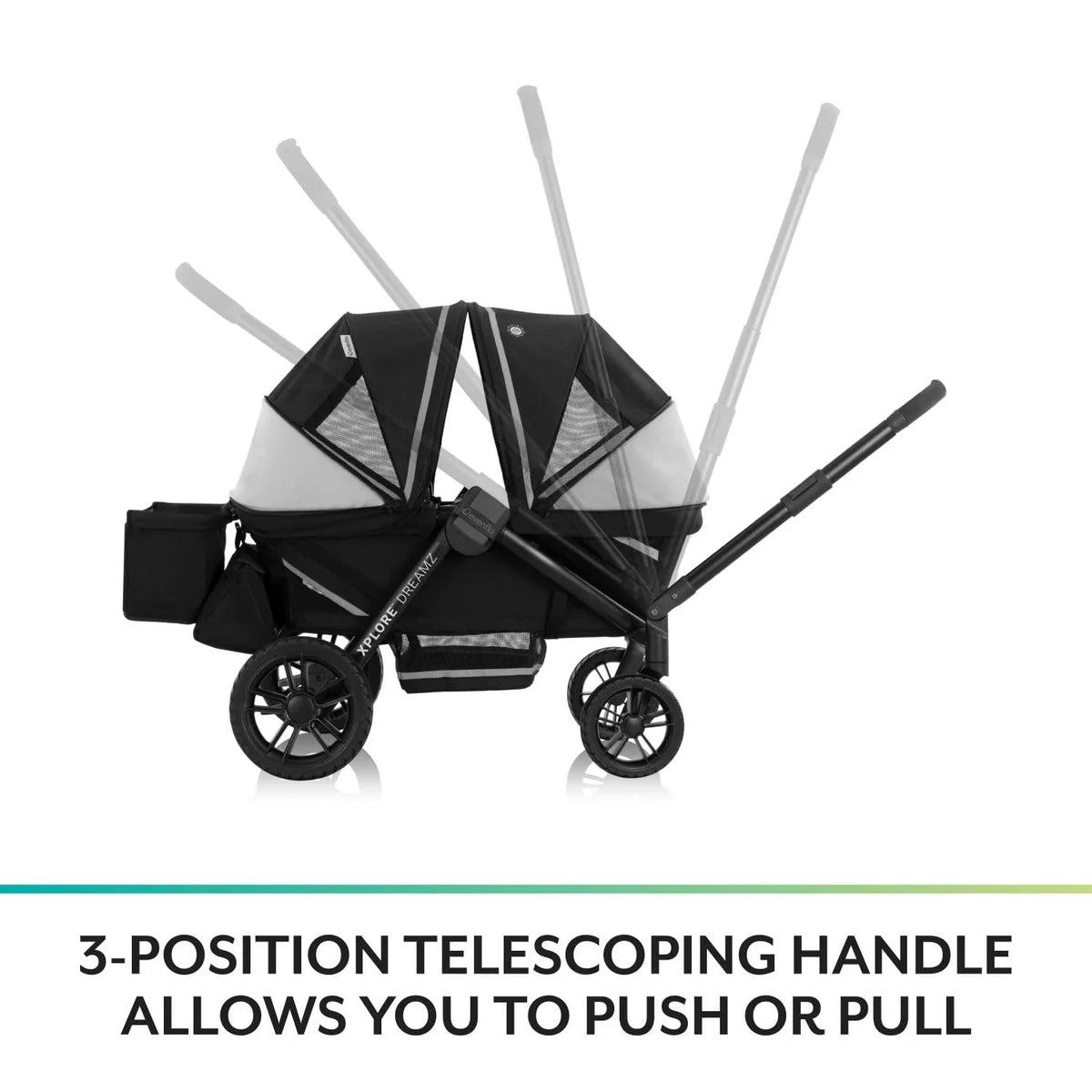 Pivot Xplore All-Terrain Stroller Wagon (Wayfarer Black)